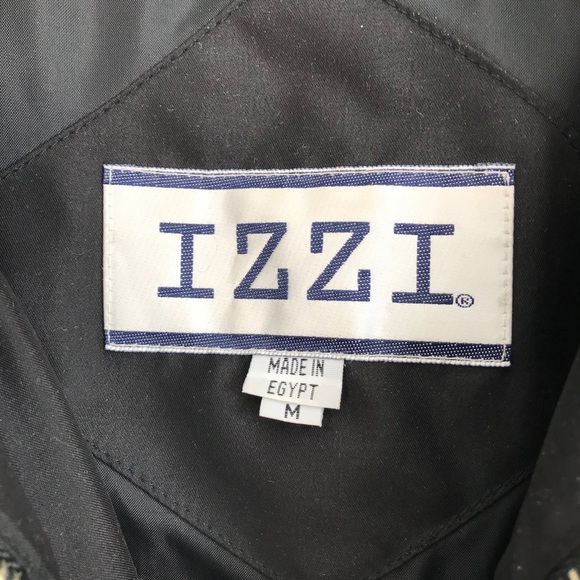 IZZI Black Light Weight Jacket with Belt Medium - Picture 3 of 9